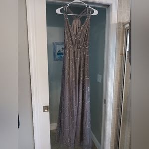 Long Gray Dress